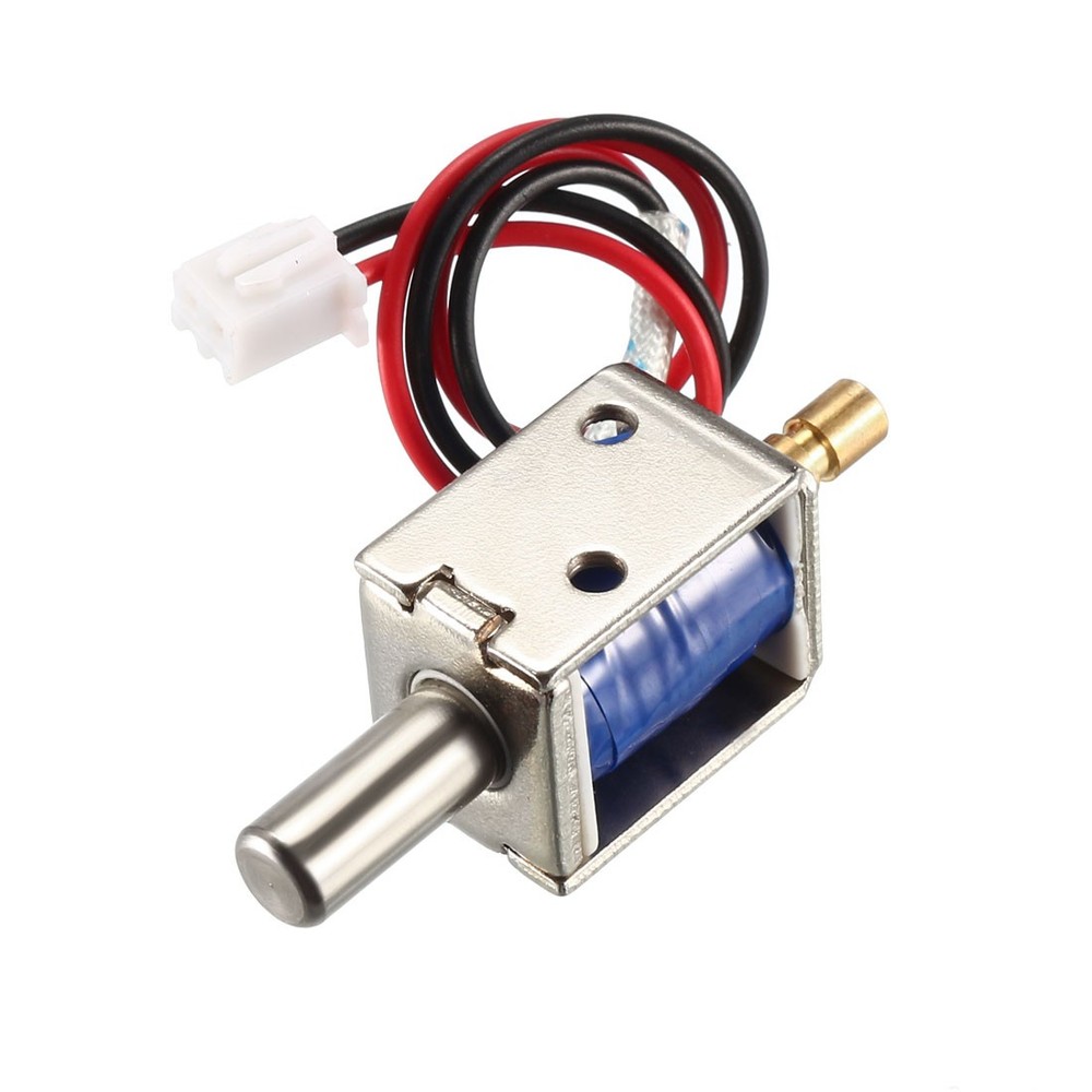 DC 12V 0.43A 4mm Push Pull Type,Mini Electromagnetic Solenoid Lock