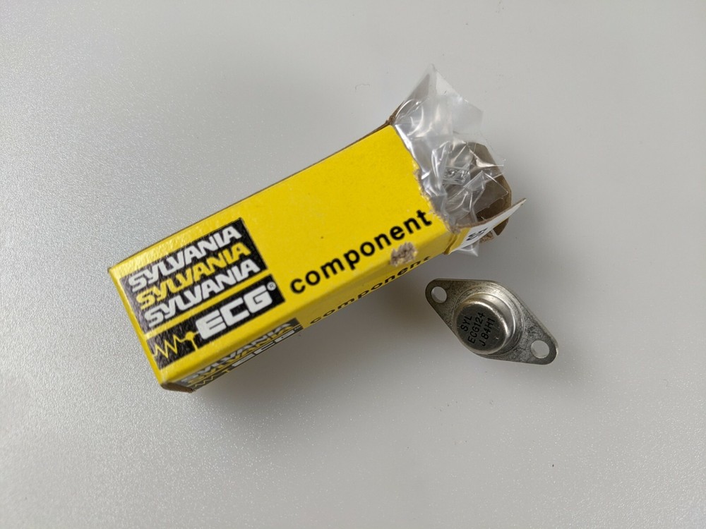 Sylvania ECG124 Silicon NPN Transistor High Voltage