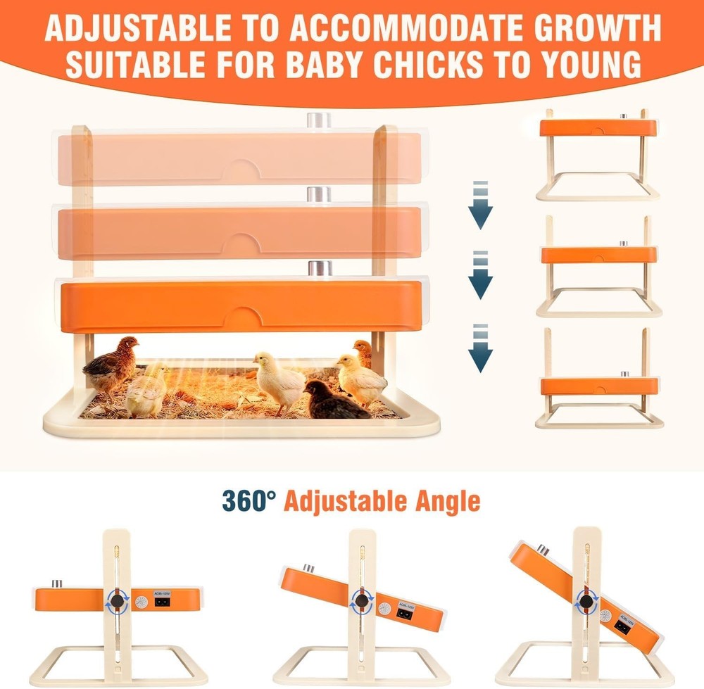 Adjustable Chicken Brooder Heating Plate for Optimal Chick Growth - -Compliant