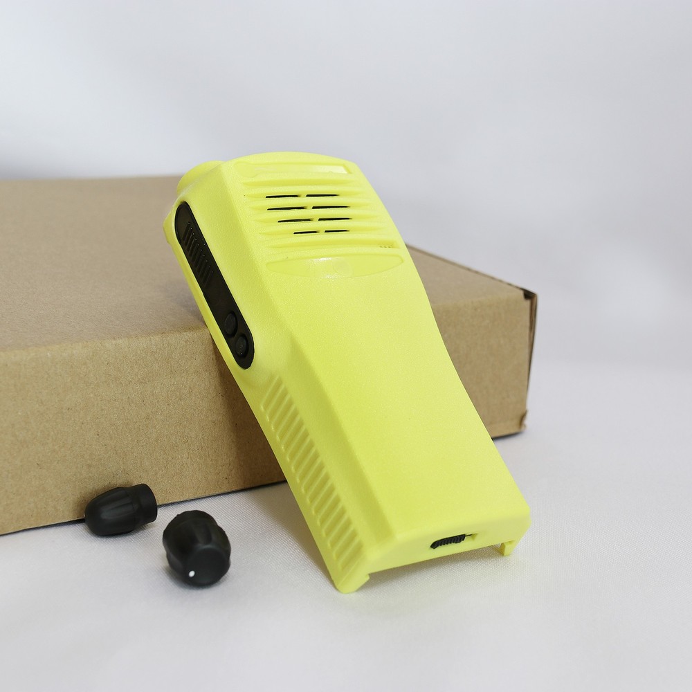Yellow CP200 GP3188 Front Housing Case Kit w/Knobs & Ribbon Cable - Complete Set