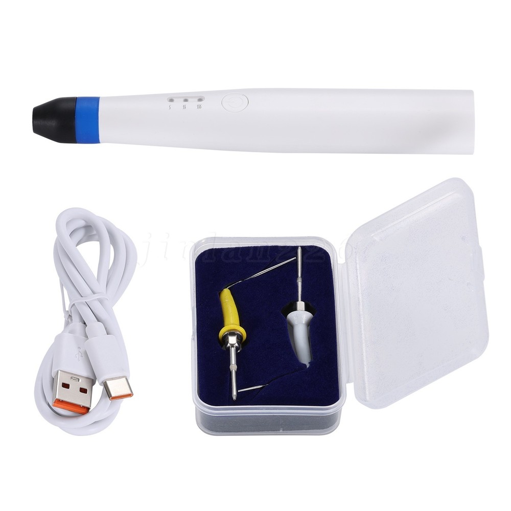 Dental Gutta Percha Obturation System Endo Heated Pen Cordless Eododontic+2 Tips