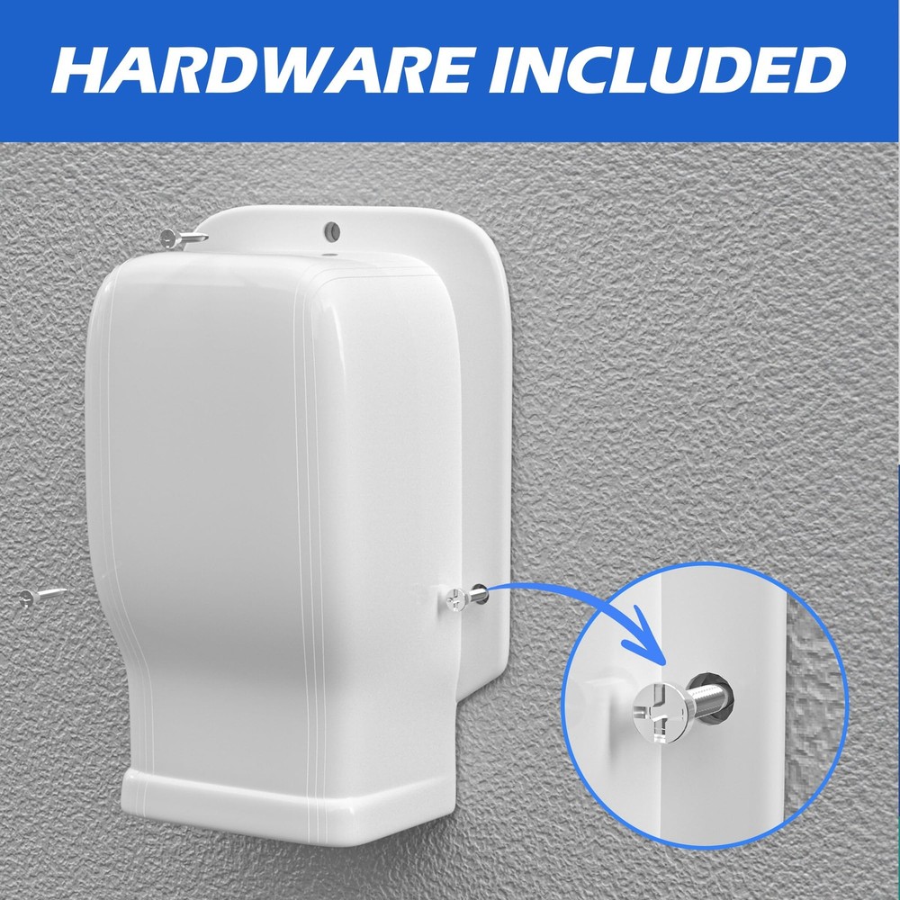 TAKTOPEAK 3" Width Wall Cover, Mini Split Line Set Cover width, White