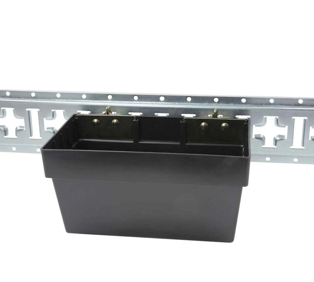 Heavy Duty Large E-Track Storage Bin for E-Track System, Enclosed Trailer Basket