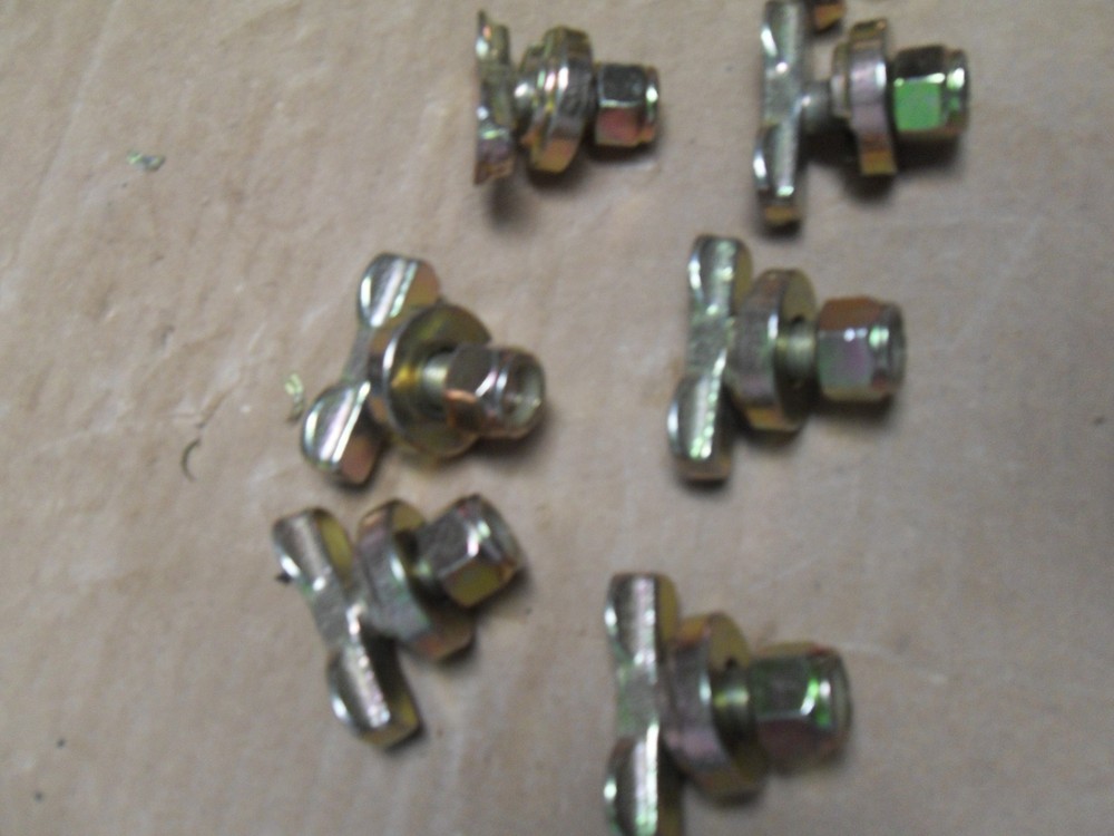 10 Pack L Track Threaded Bolt Double Stud Fitting 5,500 Pounds Break Strength
