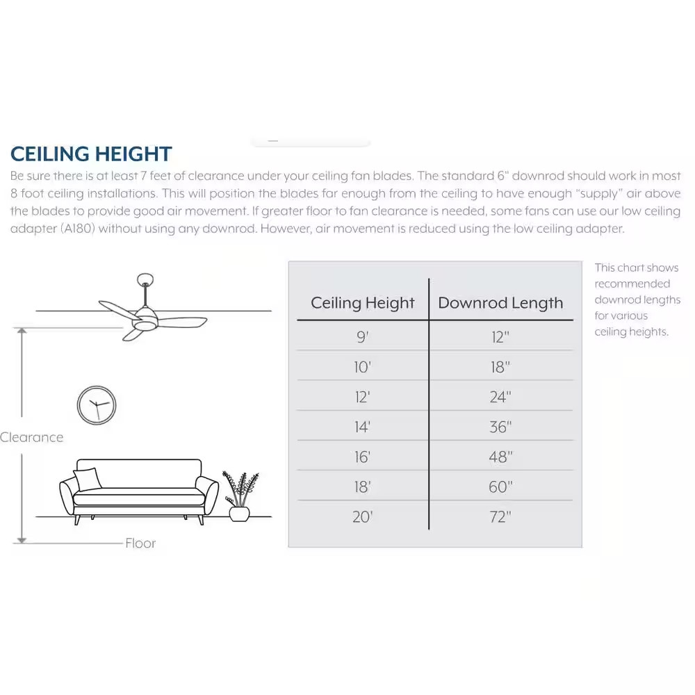 18 In. Distressed Koa Downrod