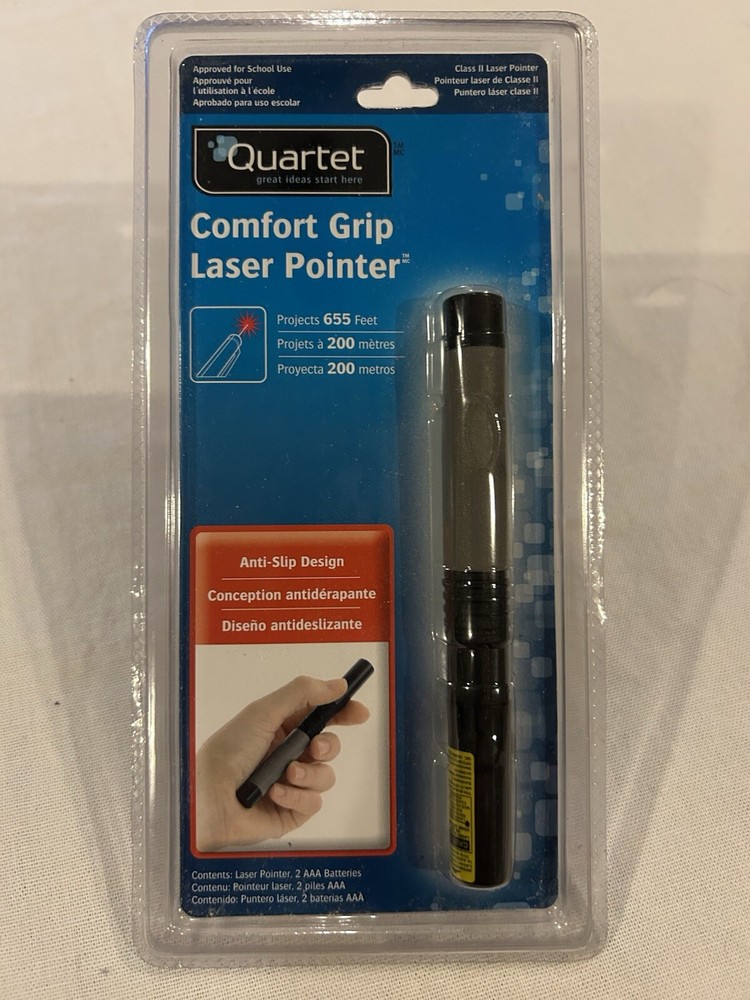 Quartet Comfort Grip Laser Pointer