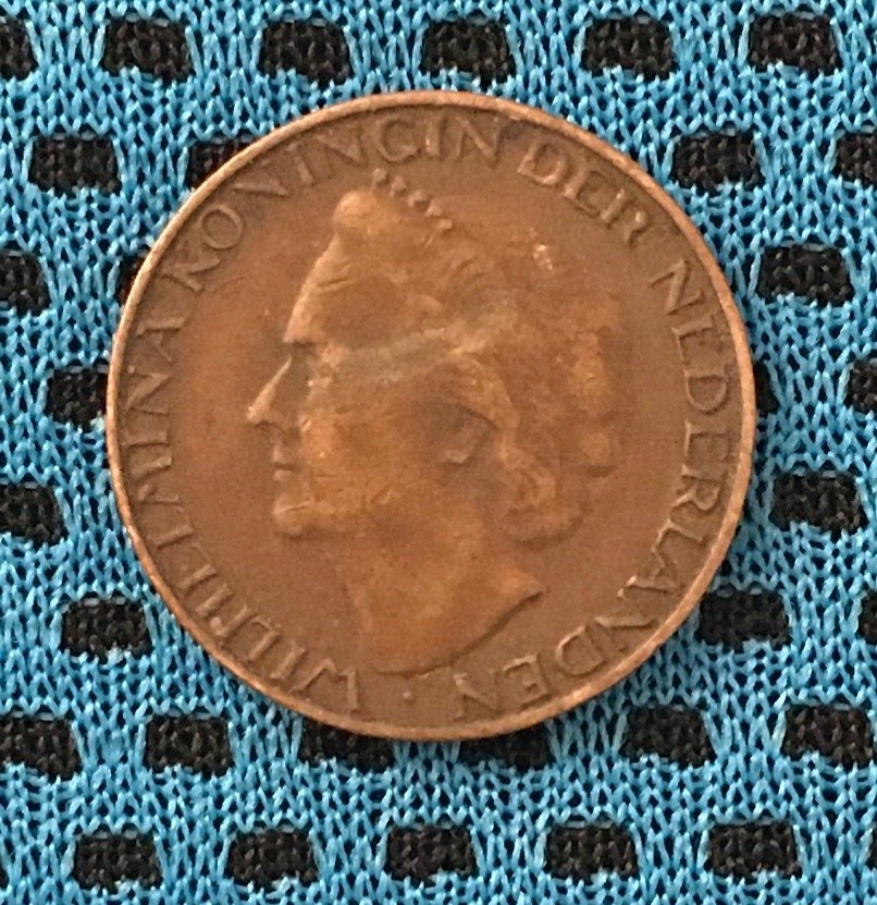 1948 Netherlands 1 Cent. Decent circulated condition.