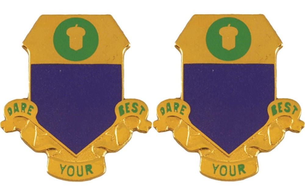 347th REGIMENT Distinctive Unit Insignia - Pair