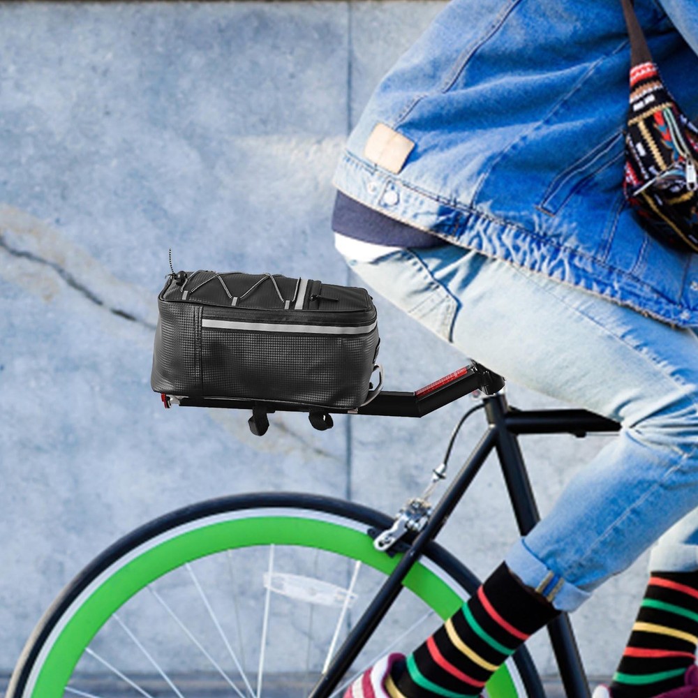 Quick Release Rear Rack | Bike Cargo Rack With Light Universal Adjustable Rack