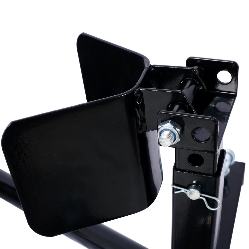 Motorcycle Front Tire Chock for 17"-21" Wheels Locking Adjusting Stand