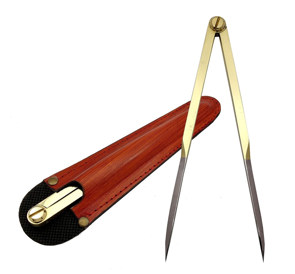 's Vintage Navigation Straight Pattern Artist Divider Solid Brass Drawing Too...