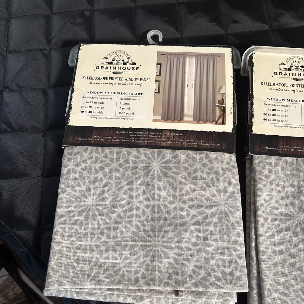 Three Grainhouse Window Panels 37”x84”