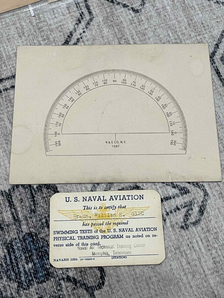 WW2 WWII US Navy USN 1944 Naval Pilot Grouping Documents & Learning Materials