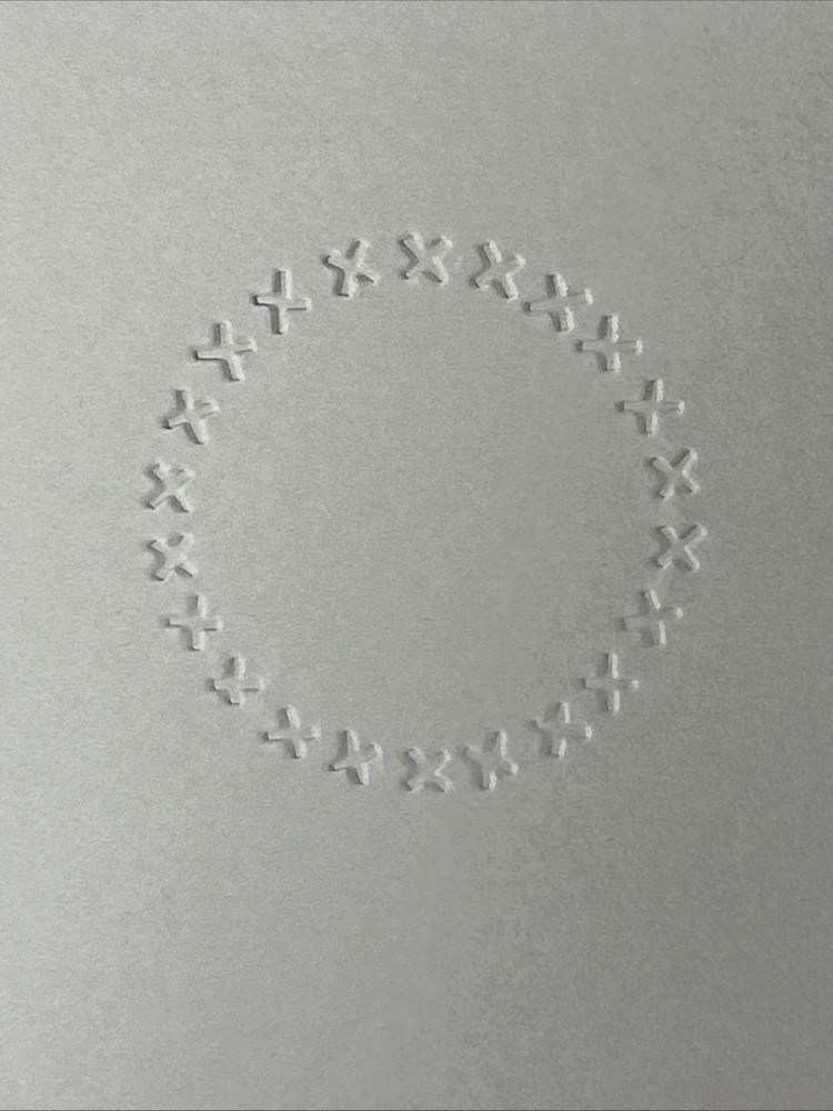 Circle Frame Embossing Folder Cuttlebug Provo Craft Card Making Scrapbooking