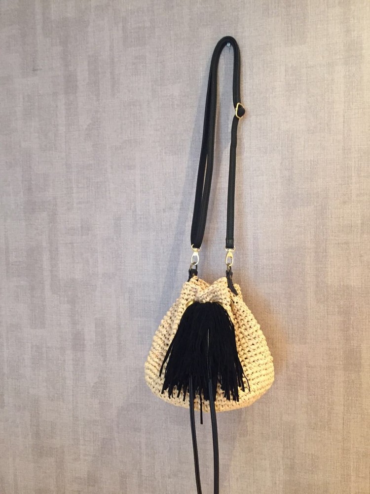 Shoulder Strap (Blue) - Cotton Raffia