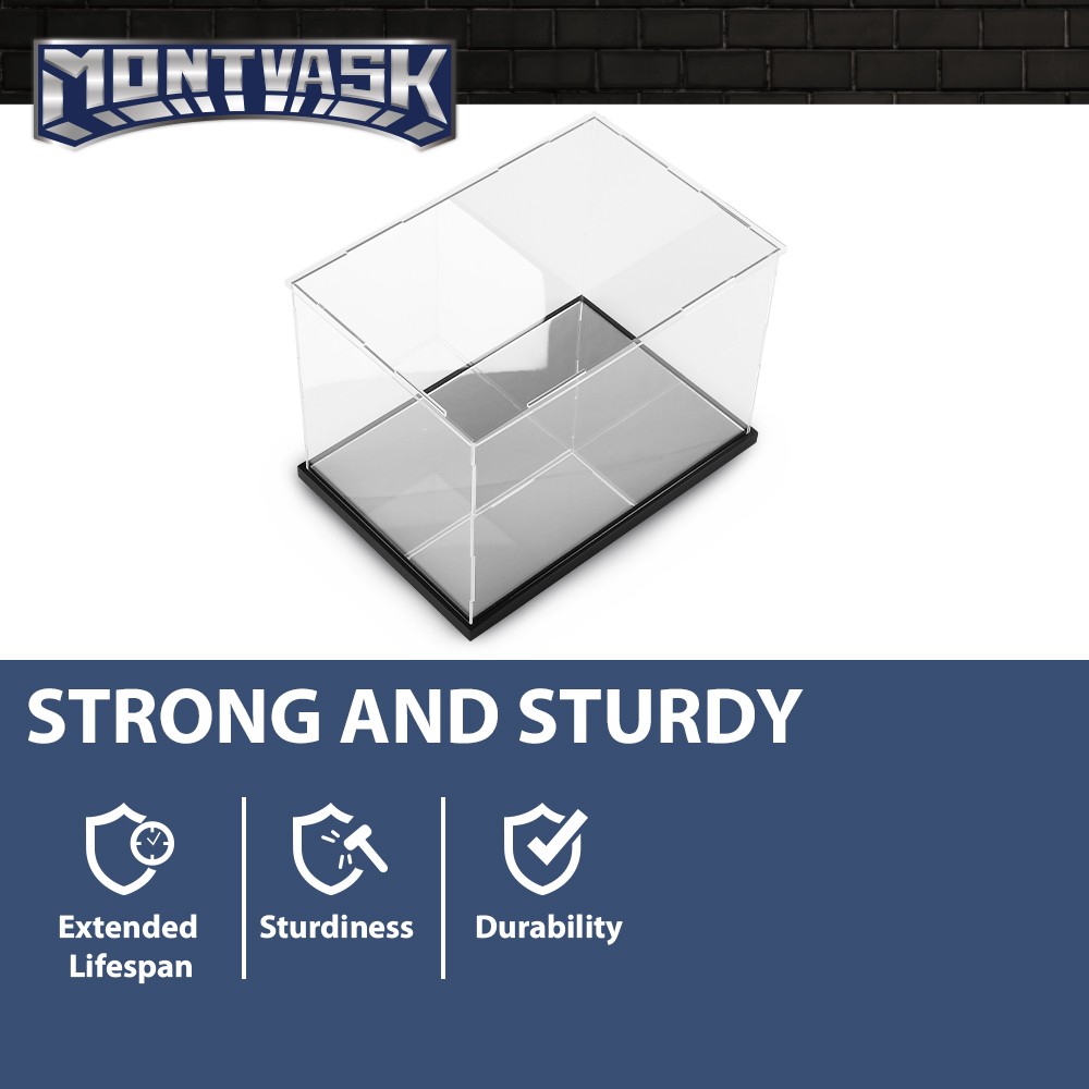 New Clear Single Boxing Glove Horizontal Display Case