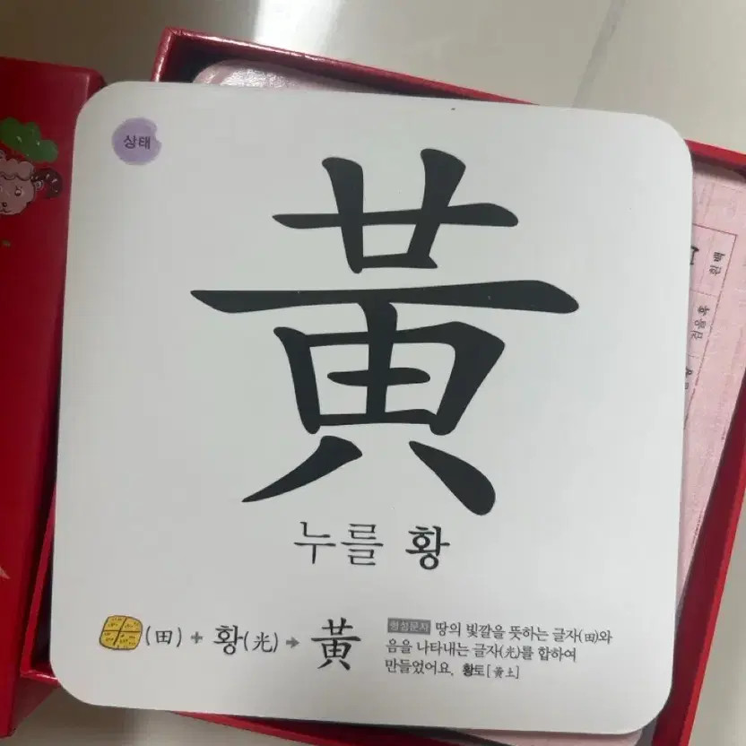 Hanja Character Card - Slight Use, Clean