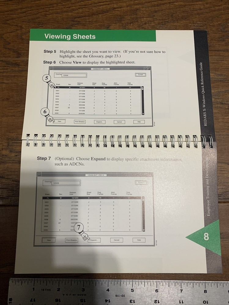 Vintage Boeing Technical Manuals X Windows Redars 1993 Reference Guide￼