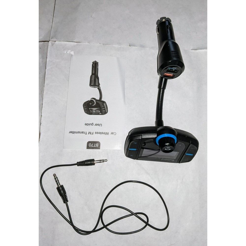 Wireless Car FM Transmitter QC3.0 Quick Charge