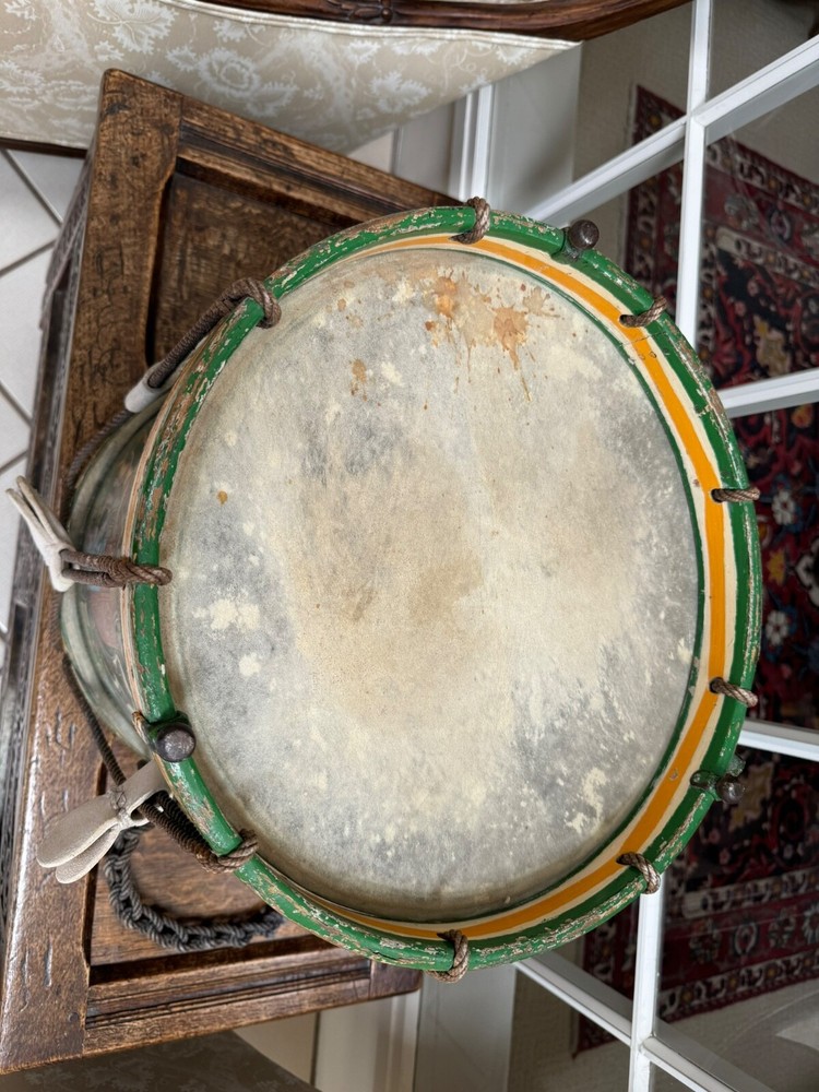 ENGLISH VICTORIAN REGIMENTAL DRUM 15”
