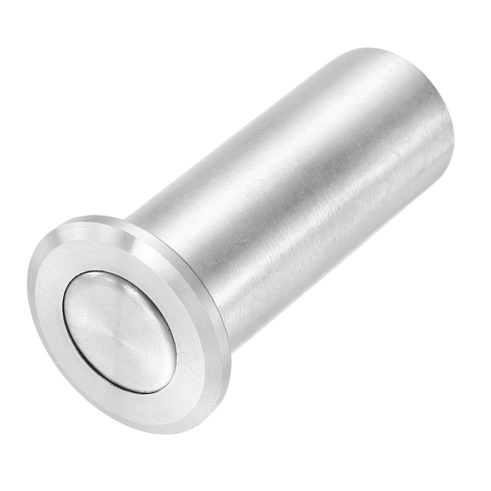 0.67" Long Door Latch Dust Protector, Dust-Proof Sliding Lock Insert, Silver