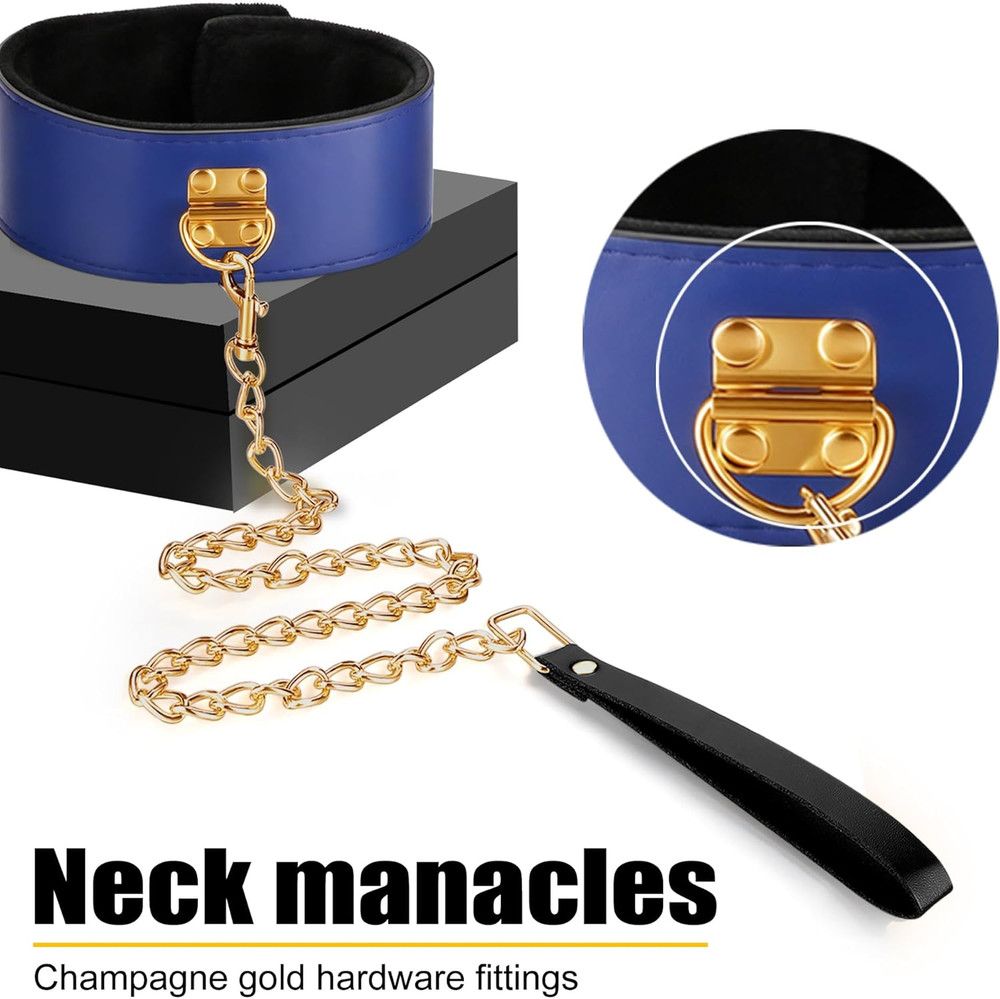 12-Piece BDSM Bondage Set for Couples - Adjustable Restraints & Accessories