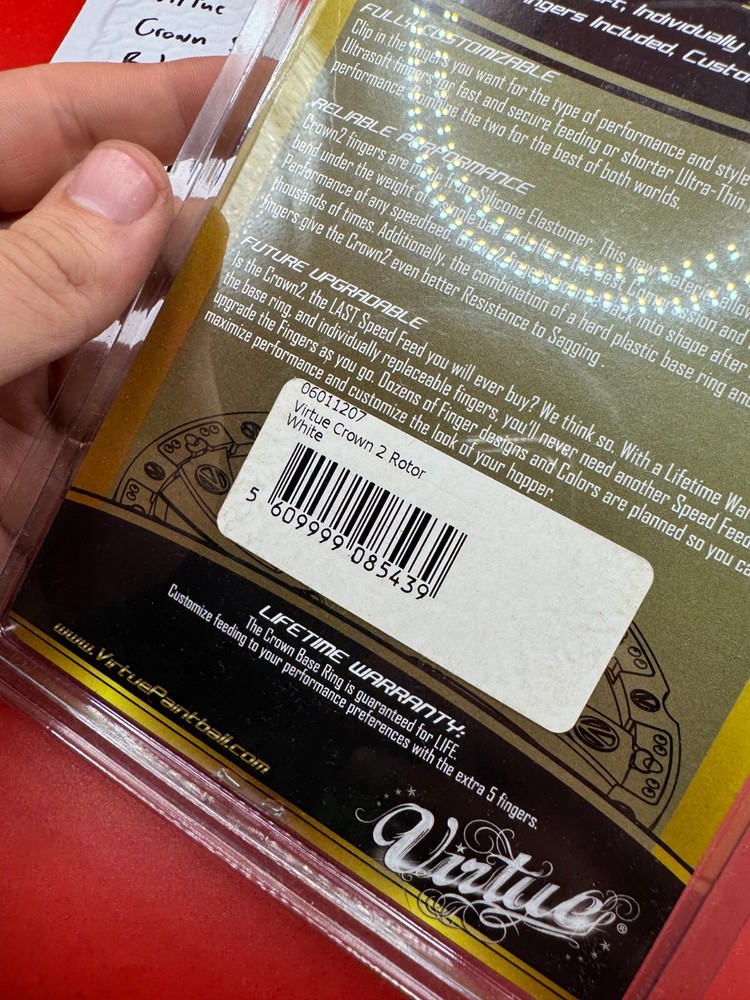 Virtue Crown Speed Feed Rotor NOS-White