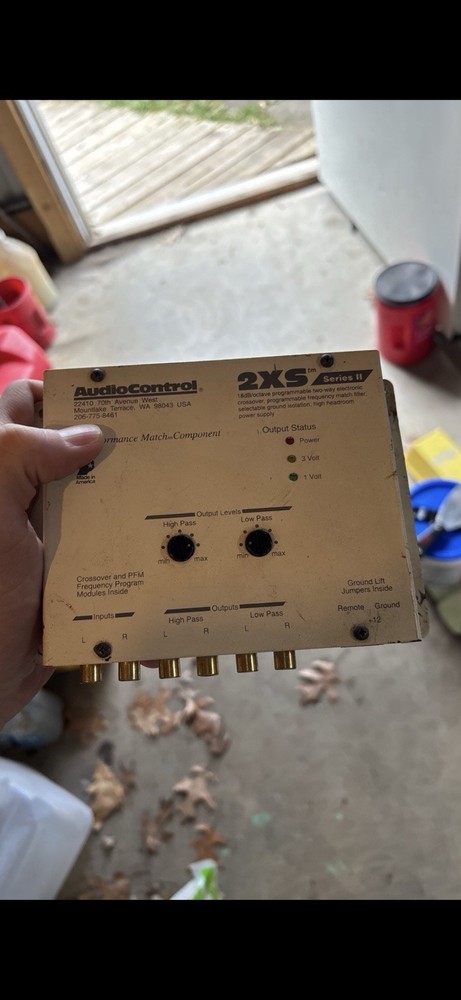 Audio control 2xs Crossover