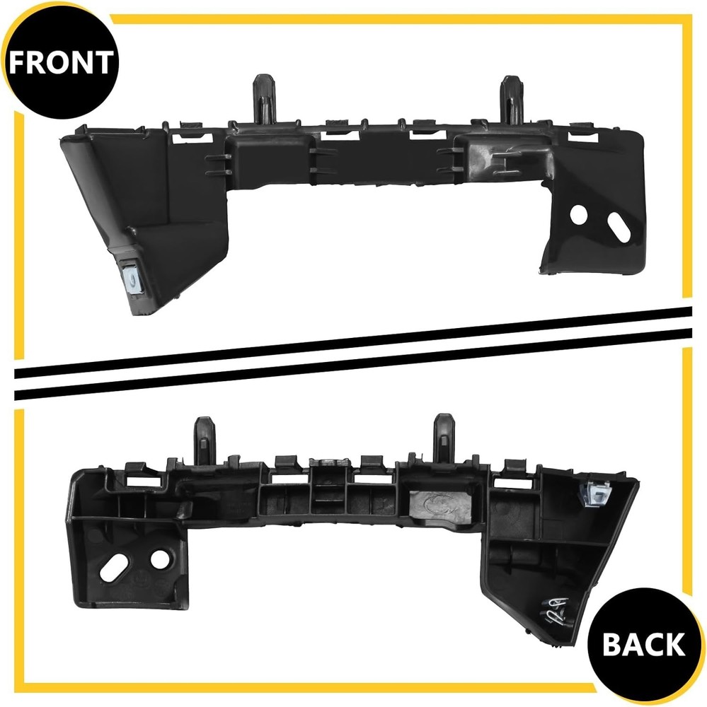 Front Bumper Cover Support Retainer Bracket Pair For 2016 2017 2018 2019 Cruze