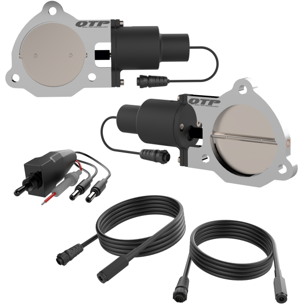 QTP Dual Low Profile Oval Electric Cutouts Dual Toggle Switch QTEC70