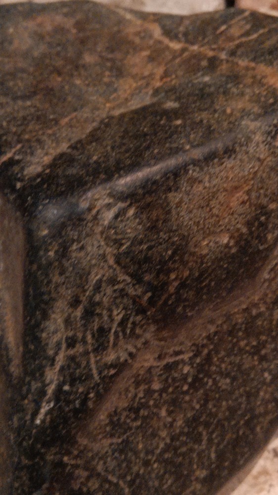 Large Black Carbonado Diamond 9lbs