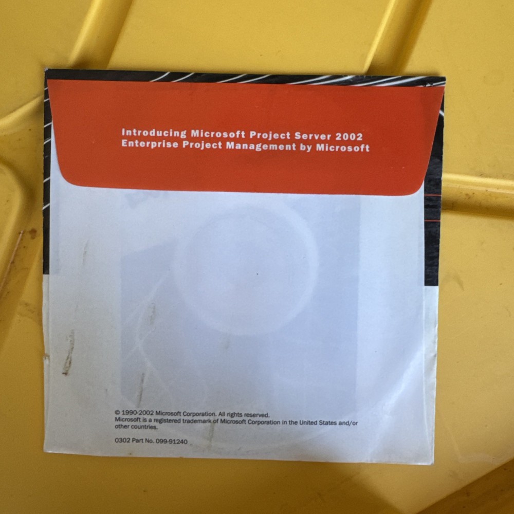 Microsoft Project Server 2002 Multimefia Demo CD