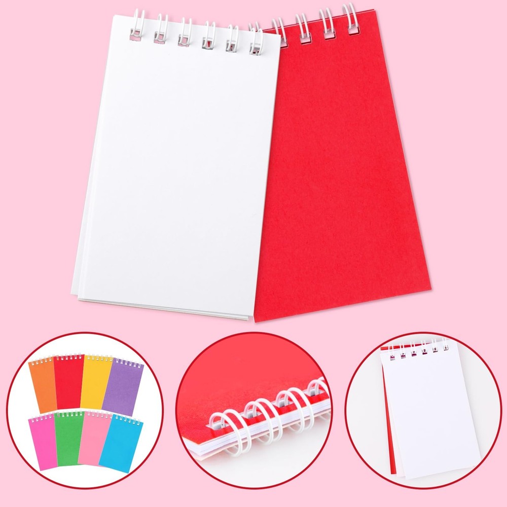 24Pack Pocket Notebook Bulk Small Notepad Pocket Notepad Small Spiral Noteboo...