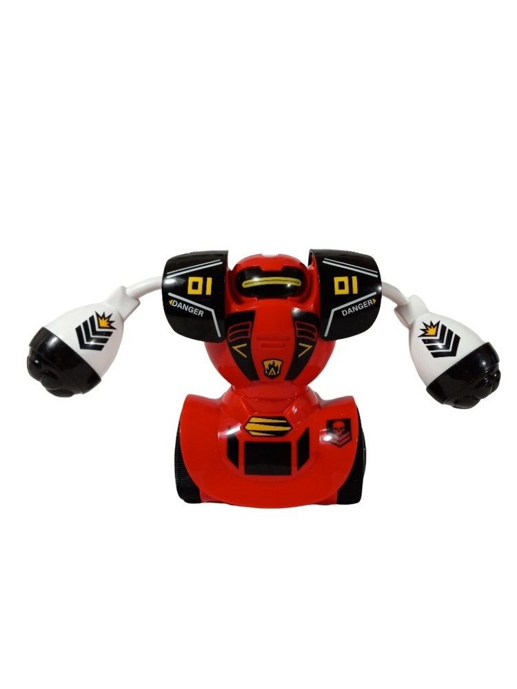 Sharper Image Remote Control Robot Combat 2pk Color: White & Red 6+ NEW