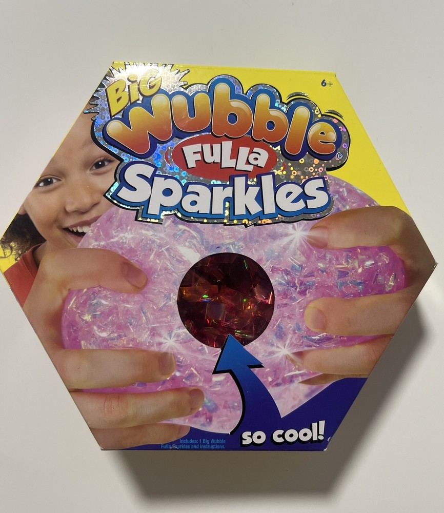 BIG Wubble Fulla SPARKLES Pink NEW