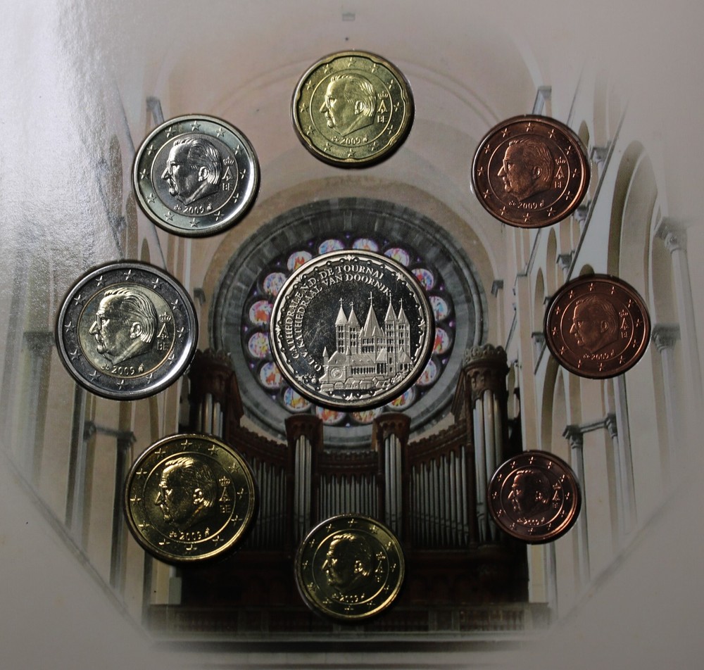 Belgium 2009 Mint Set BU Coins -