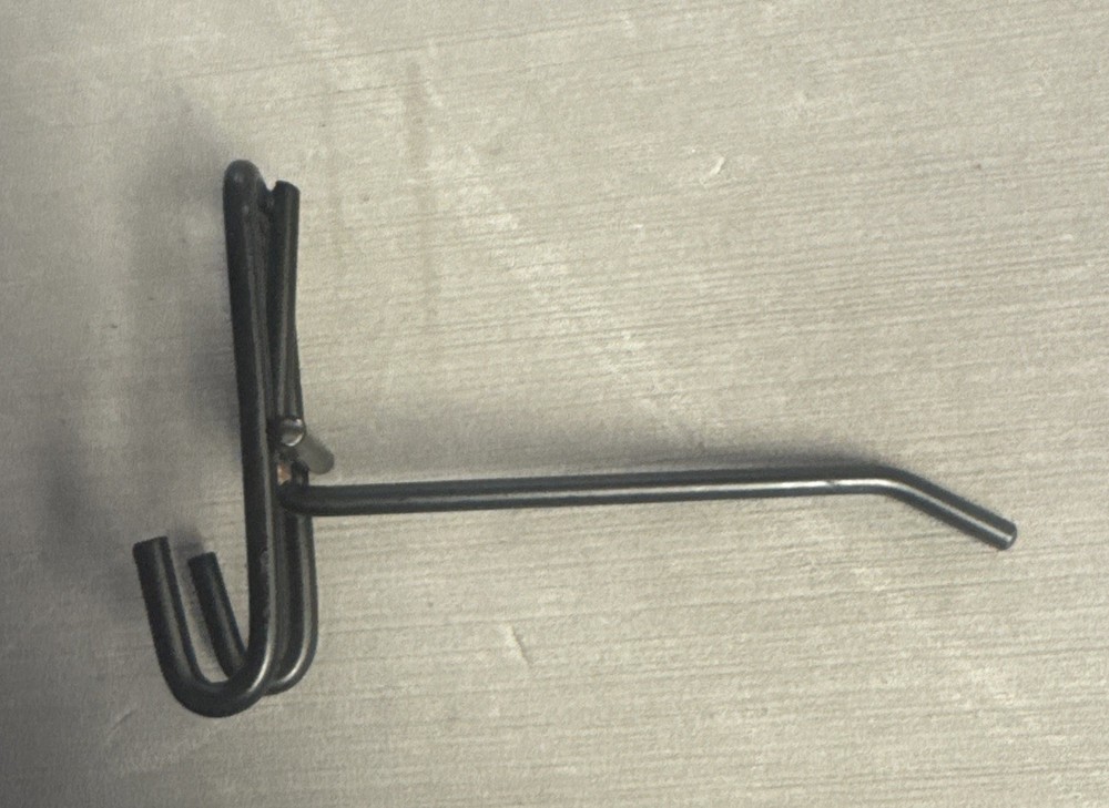 20PC HUHOLE Gridwall Hooks 4 Inch, Display Hook, Black