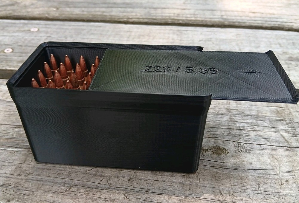 Stackable 5.56 / 2.23 Ammo Storage Case - Holds 50 Rounds