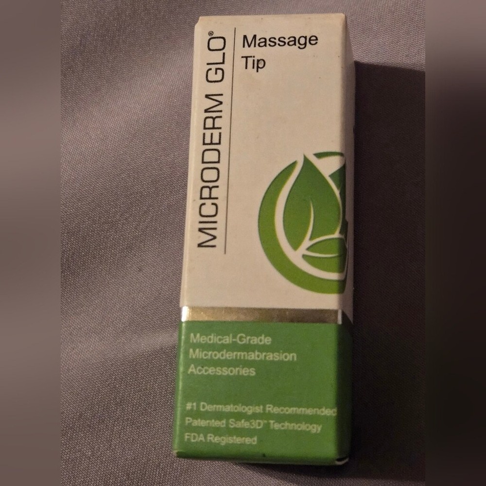 NWT, Microderm GLO Massage Tip, Medical-Grade Microdermabrasion Accessory