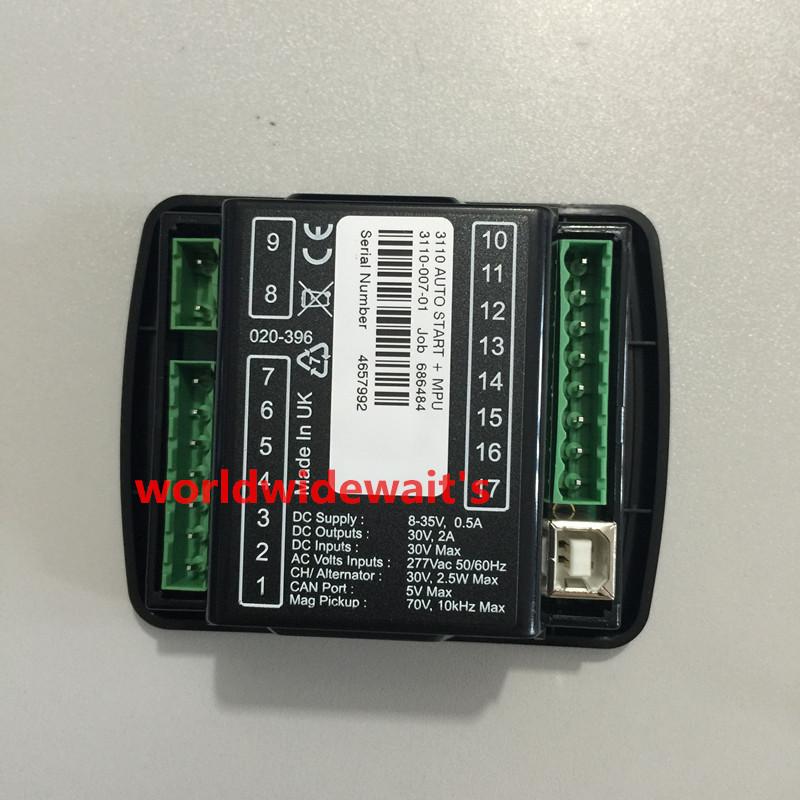 1pcs DSE3110 MPU ELECTRONICS Gensets Generator Controller Module
