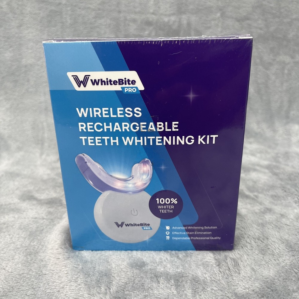 NEW Whitebite PRO WIRELESS RECHARGEABLE TEETH WHITENING KIT