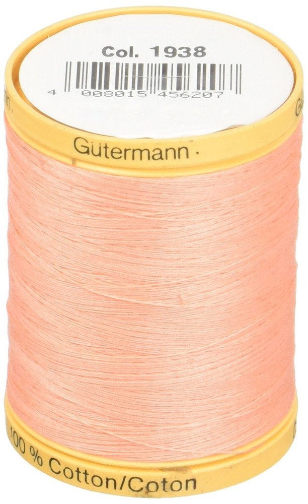 Gutermann Natural Cotton Thread Solids 876yd, Salmon