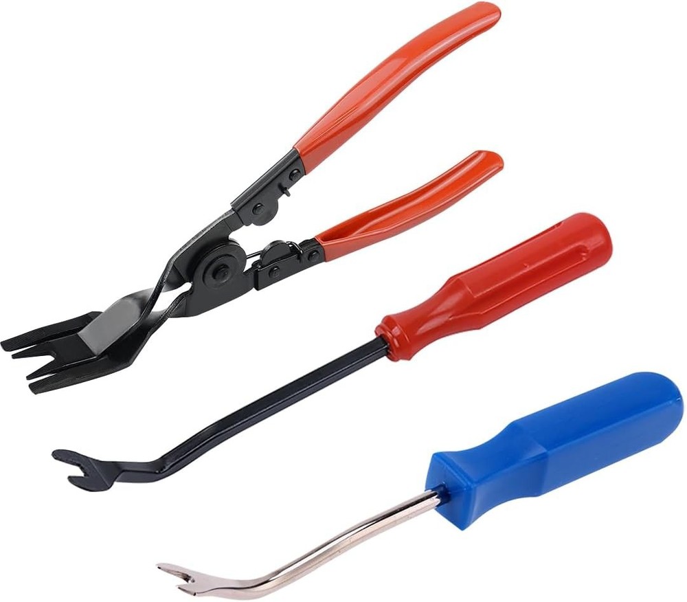 3 PCS Upholstery and Construction Staple Remover Tack Puller Nail Black