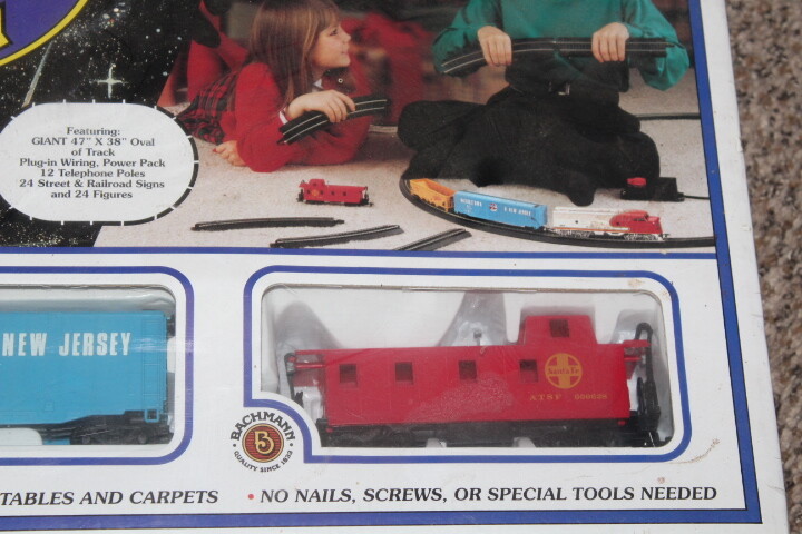 Vintage Bachmann HO Scale GALAXY Train Set E-Z Track System SEALED