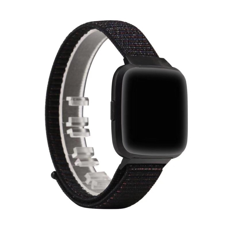 Sport Loop Soft Nylon Weave Band Strap Adjustable Wristband For Fitbit Versa