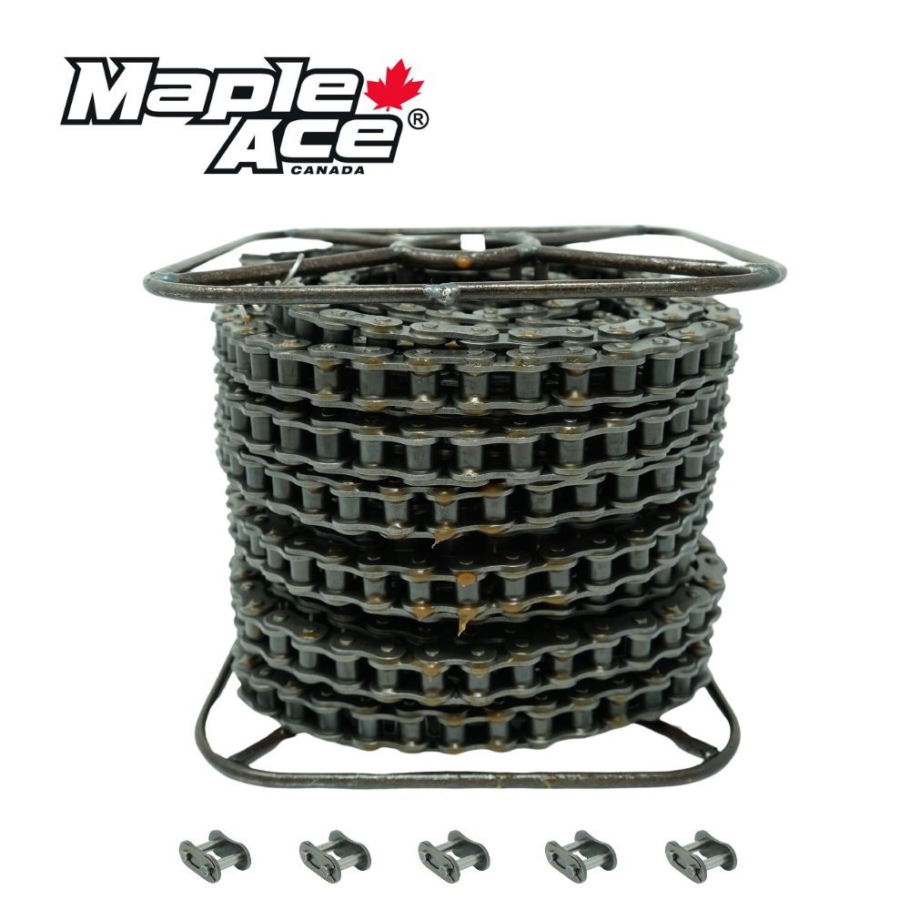 #80 Roller Chain 50 Feet plus 5 Connecting Master Links