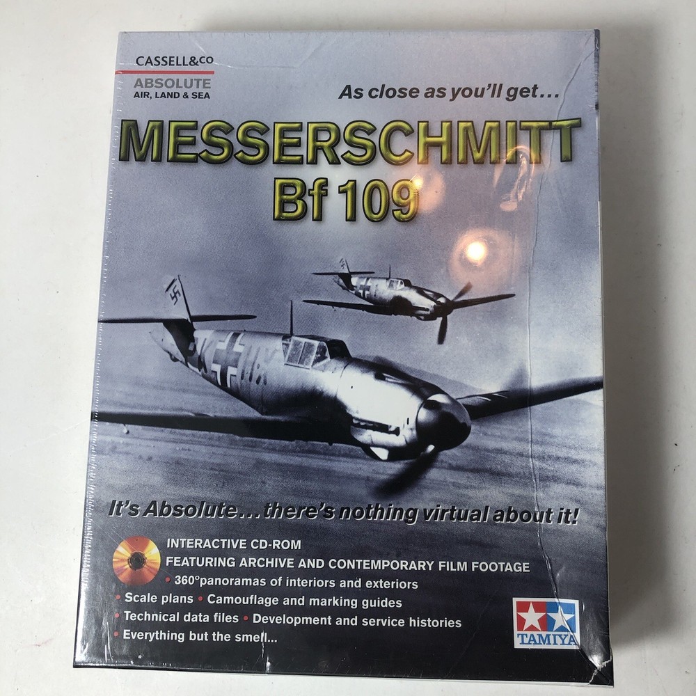 Tamiya Cassell & Co Absolute Messerschmitt Bf 109 Interactive CD Rom B