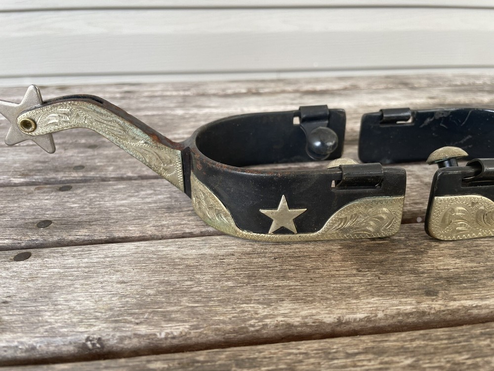 Western Spurs Used, Silver Stars