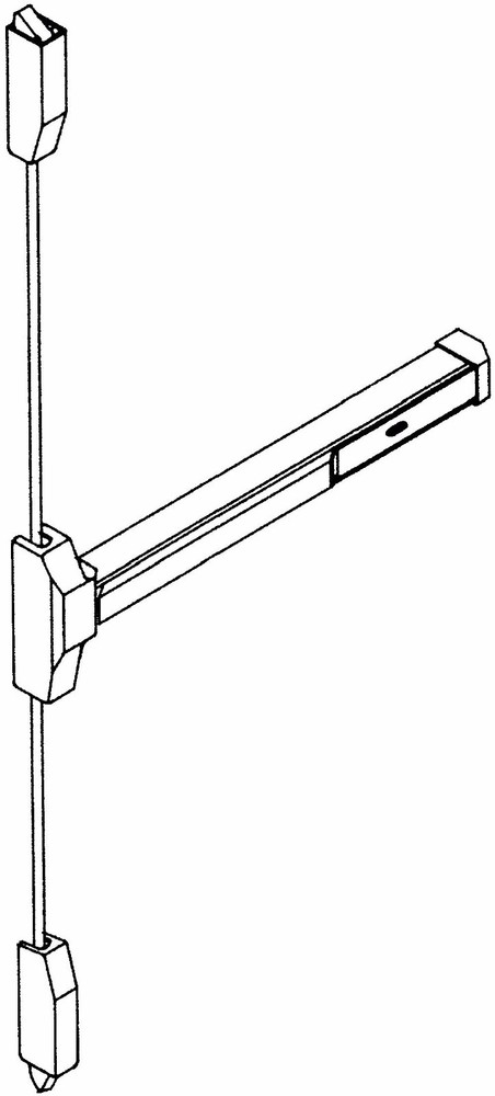 S.Parker 520V Vertical Rod Exit Device (IW)