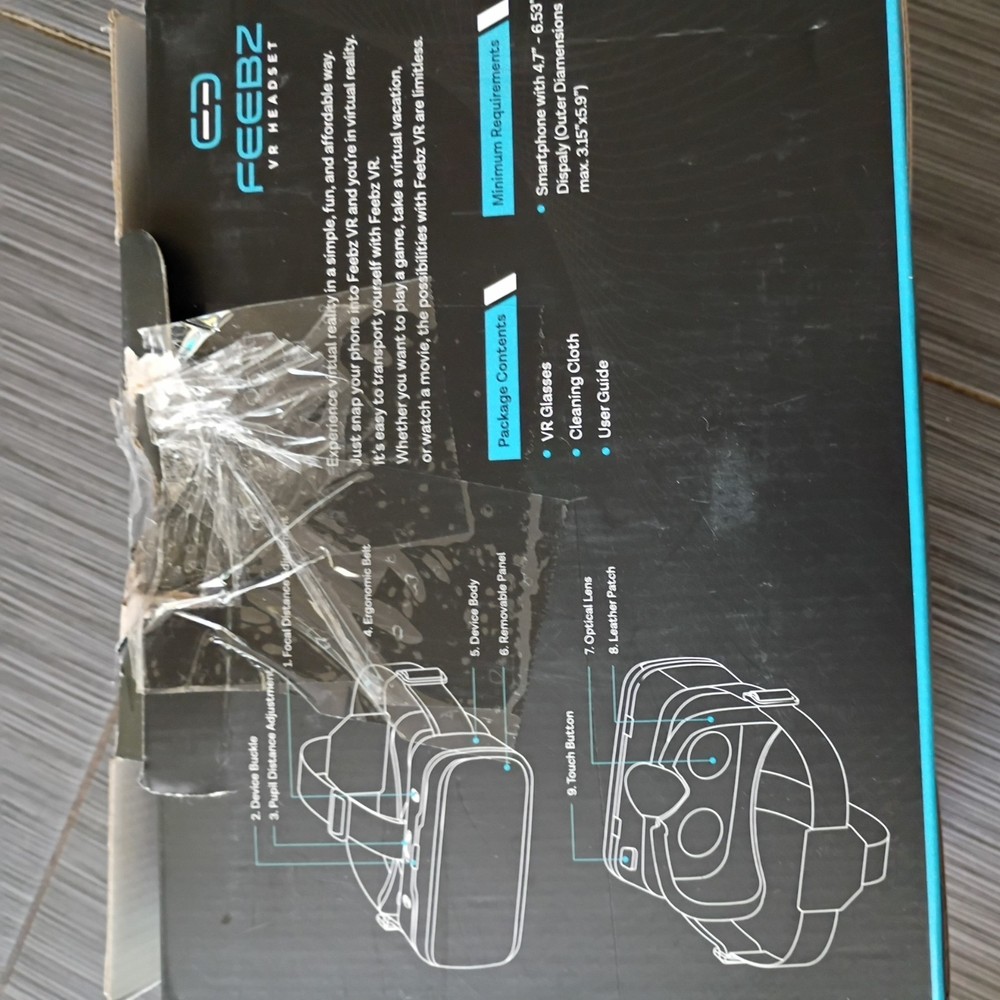 feebz vr headset Plus remote